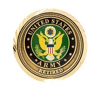 Pièce de monnaie « A Carreer of Service to The Nation Challenge » de l'armée américaine à la retraite