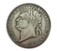 Pièce de Monnaie Ancienne Britannique, Monnaie Ancienne européenne, Collection de pièces en Argent du Royaume-Uni, pièces Anciennes pour collectionneurs, Cadeau Historique - Georgivs III 1821