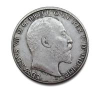 Pièce de Monnaie Ancienne Britannique, Monnaie Ancienne européenne, Collection de pièces en Argent du Royaume-Uni, pièces Anciennes pour collectionneurs, Cadeau Historique - Edwardvs VII 1902a