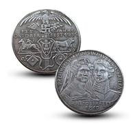 Pièce de Monnaie Ancienne l'empire Allemand, Collection de pièces en Argent européennes, pièce Ancienne pour collectionneurs, pièces Antiques, Cadeau Historique (German-1810)