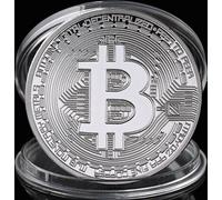 Pièce de monnaie Bitcoin-Argent KP3143