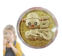 Pièce de monnaie du serpent 2025, année de la pièce de monnaie du serpent | Pièce de collection de l’année du serpent,Pièce Souvenir commémorative serpent des collections du nouvel an lunaire chinois