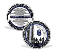 Pièce de monnaie fine « I Got Your 6 » - Motif Police Officer Challenge