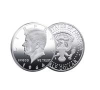 Pièce de monnaie Kennedy de 1964 demi-dollar 50 cents US pièce non circulée