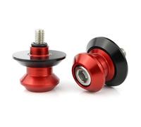 Pièce de Moto Accessoires Béquilles Arrière De Bras Oscillant 8 Mm avec Patins Fixation Motos pour Ducati 749, 999/S/R, Desert X, Desmosedici RR 600SS(Rosso)