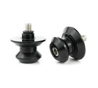 Pièce de Moto Accessoires Béquilles Arrière De Bras Oscillant 8 Mm avec Patins Fixation Motos pour Ducati 749, 999/S/R, Desert X, Desmosedici RR 600SS(Nero)