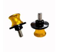 Pièce de Moto Accessoires Bras Oscillant Moto Supports, Patins Vis Béquille 8mm pour H-Onda CBR500R CBR 500 R(Yellow)