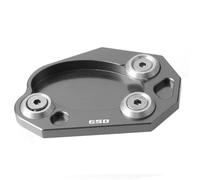 Pièce de Moto Accessoires De Moto Béquille Latérale Agrandisseur Plaque Pad pour pour Versys650 pour Versys 650 2007 2008 2009(Grey)
