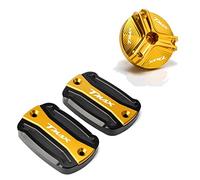 pièce de Moto Accessoires De Moto Couvercle Réservoir Liquide Frein Avant Bouchon Remplissage D'huile pour Y-AMAHA TMAX 530 500 560 TMax530 SX DX Tech Max(Gold)