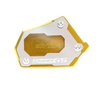 Pièce de moto Béquille De Plaque D'extension Support Latéral Pied Moto Agrandir Le Coussin Pour BMW R1200GS LC R1200 GS ADV Adventure Pour Rallye 2013-2019(Gold)