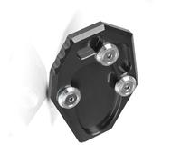 Pièce de Moto Béquille Latérale De Moto, 1 Pièce, Extension D'extension, Accessoires CNC pour Y-AMAHA FZ6R 2009-2011 2012 2013 2014 2015 2016 2017(Nero)