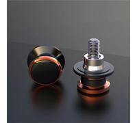 Pièce de Moto Bobines De Béquille Latérale Arrière Moto pour CFMOTO 250CL-X, 300CL-X, 450 700CL-X, CL-X, 250, 300, 450 Et 700 CL (10 Mm)(BlackOrange)