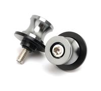 Pièce de Moto Bobines De Béquille Latérale Bras Oscillant 6 Mm pour Y-AMAHA MT09 MT01 MT03 MT07 MT10 MT 01 03 07 09 10 06 2024(Silver2)