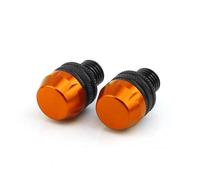 Pièce de moto Bouchons De Rétroviseurs Moto, Vis CNC 10 Mm, Pour ZONTES 368G 350D 368E 368M 350E 350M ZT310R/X/V G1 125 150 703F(Orange)