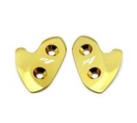 Pièce de moto Cache-rétroviseur Avec Plaque D'obturation Et Capuchon De Code Châssis Pour Moto Pour Y-AMAHA YZF R1 R1M 2015 2016 2017 2018 2019(Yellow)