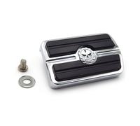 Pièce de Moto Compatible avec Harley Davidson Fat Boy FLSTF Road Glide FLHTK Touring Softail pédale de Frein Grand Coussinet Willie G(MT216-052-CD-XIN)