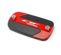 pièce de Moto Couvercle Maître-Cylindre Bouchon Tasse D'huile De Réservoir Liquide Frein Avant Moto pour H-Onda CRF1000L CRF1100L pour Africa Twin CRF 1000L 1100L(Rosso)