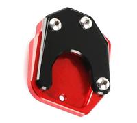 Pièce de Moto Extension De Béquille Latérale en Aluminium CNC, Plaque Support pour Agrandir Le Moto pour NM-4 2014 - 2015(Rosso)