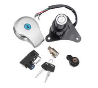 Pièce de Moto Interrupteur D'allumage De Moto, Couvercle Réservoir Carburant, Pièces Verrouillage pour Y-AMAHA Virago XV125 1990-2011/VIRAGO XXV240 250 3LS