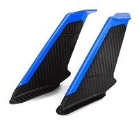 Pièce de Moto Kit d'ailes Latérales De Moto Spoiler Couverture Carénage pour Kawasaki pour Ninja 250 300 400 650 ZX6R ZX10R pour Ninja400 pour 1000SX(Turquesa)