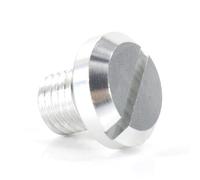 Pièce de moto M10x1.25 Filetage Gauche Et Droit Trou De Miroir Bouchon Vis Boulons Bouchons Pour Y-AMAHA MT-07 FZ07 MT09 FZ09 XSR900 Pour DUCATI Hypermotard 821(Silver)