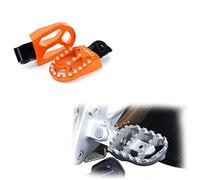 Pièce de moto Pour FE450 FE 450 2014 2015 2016 1 Paire Métal Moto Course Repose-pieds Pédale Accessoires Motocross(Orange)
