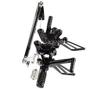 Pièce de moto Pour H-onda CBR600 F4 2001-2004 2002 2003 CBR600RR CBR 600RR 600 RR 2003-2006 2004 2005 Arrière Ensembles Moto Repose-pieds Commandes Reculées(Nero)