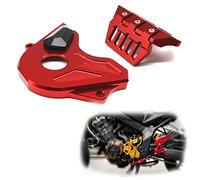 Pièce de Moto pour H-Onda CBR650F CB650F 2014 2015 2016 2017 2018-2020 CB650R 2019 2020 Moto Pignon Avant Garde Couverture Gear Protection(Rosso)