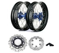 Pièce de moto Pour Y-AMAHA YZ250F YZ450F 2014-2018 2019 2020 2021 2022 2023 Moto Supermoto 3.5 "4.25" 17 "jante De Roue Moyeu Disques Frein Support Rotors(Black disc)