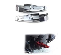 Pièce de moto Repose-pieds De Passager Arrière Moto Pour Y-AMAHA FZ-07 FZ07 2013 2014 2015 2016 2017 2018 2019 CNC Pédale(Titainum)