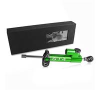 Pièce de Moto Stabilisateur Universel D'amortisseur De Direction Réglable en Aluminium Moto pour Ducati ST4 ST4S 2000 2001 2002 2003 2004 2005 2006 2007(Green)