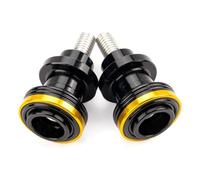 Pièce de Moto Vis Fixation Béquille Latérale Bras Oscillant 8mm pour Kawasaki Z900 RS SE Z500 Z650 Z800 Z1000 R SX ZX6R ZX10R pour Ninja 650 500 400(BlackYellow)