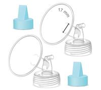 Pièce de pompe Maymom compatible avec les pompes Spectra/Ameda Luna, Syngery Gold ; Inc.Bride à embouchure large Valve bleue de 17 mm ; Remplacer le bouclier Spectra S1 S2 Plus, les pièces de la pompe