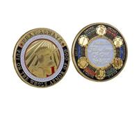 Pièce de prière « Put On The Whole Armor of God Knight Templier » - Pièce de prière - Pièce de monnaie porte-bonheur - Pièce de prière toujours