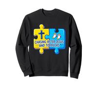 Pièce de Puzzle Chasing After Jesus and Toddlers Sweatshirt