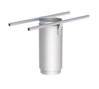 Pièce de raccordement intermédiaire Jeremias EW-FU 330 mm avec compensation de dilatation, y compris 2 x tiges de fixation, Ø 160 mm