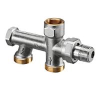 pièce de raccordement monotube Oventrop Uno 1013161 DN 15xG 3/4 AG, avec Radiateurs salle de bain isolant Radiateurs salle de bain