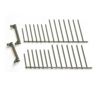 Pièce de rechange 512818 - Accessoire en métal pour lave-vaisselle Bosch pour Samsung et LG - Support de panier à couverts robuste pour améliorer le débit d'eau - Gadget de cuisine argenté