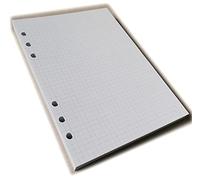 Pièce de rechange à carreaux A5 avec 6 trous, 145 x 205 mm, 100 feuilles de 120 g/m².