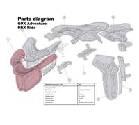 PIECE DE RECHANGE AVANT GPX ADVENTURE II TAILLE S (PIECES DE RECHANGE)