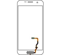 Pièce de rechange Bouton principal avec câble flexible pour Samsung Galaxy S7 Argent