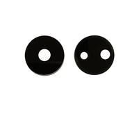 Pièce de rechange compatible avec Huawei Honor X7A RKY-LX1 RKY-LX2 RKY-LX3 Kit de lentilles objectifs objectifs verres arrière vitre coque objectif caméra BACK camera + adhésif double face