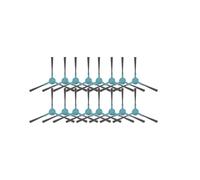 Pièce De Rechange Compatible Avec Les Aspirateurs Robots Proscenic, Q8 Max / Q8 : Brosse Principale, Brosse Latérale, Filtre Et Lingette De Nettoyage.(16side brush)