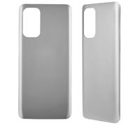 Pièce de rechange compatible avec OPPO FIND X3 LITE / CPH2145 / RENO 5 4G/ 5G PEGT00, PEGM00 Couvre-batterie double face + verre arrière arrière coque arrière + autocollant (argent)