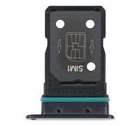 Pièce de rechange compatible avec OPPO RENO 4 PRO 5G PDNM00 PDNT00 CPH2089 Try Tray Plateau logement porte carte double SIM SIM SIM 1 + fente SIM 2 luge lecteur (Noir)