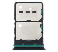 Pièce de rechange compatible avec OPPO Reno7 5G / Find X5 Lite CPH2371 (non avec 4G) Chariot plateau de logement tray porte carte nano Sim1+ SIM 2 + fente slitte logement mémoire micro carte SD (Noir)