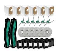 Pièce De Rechange Compatible Avec Roomba Plus 415/415X/515/515X/575X Combo | 2 Brosses Principales, 6 Brosses Latérales, 6 Sacs À Poussière, 6 Filtres, 6 Tampons De Vadrouille