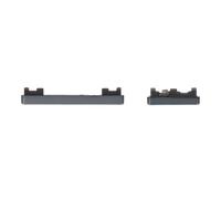 Pièce de rechange compatible avec Xiaomi Redmi K50 Ultra / 12T 22071212AG / 12T PRO 22081212UG Kit touches extérieures latérales bouton marche/arrêt + bouton de contrôle du volume (argent)