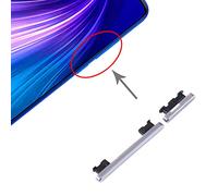 Pièce de rechange compatible avec XIAOMI REDMI NOTE 8/8T Kit boutons externes sur le côté bouton allumage power on off + bouton contrôle volume side keys (argent) "NB. Non compatible avec m1908c3xg "