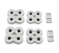 Pièce de rechange de dpad de silicone de garniture de bouton de caoutchouc conducteur 2pour pour la réparation de jeu de NDSL/DSL/Nintendo DS Lite